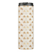 Bouteilles Isothermes Motif d'art déco d'or (Dos)