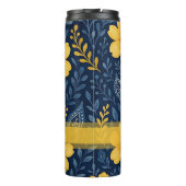 Bouteilles Isothermes Motif d'art floral méditerranéen élégant (Dos)