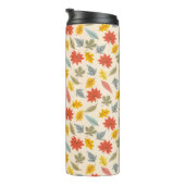 Bouteilles Isothermes Motif d'automne feuille colorée (Tourné sur la droite)