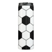 Bouteilles Isothermes Motif de balle de football initial (Dos)