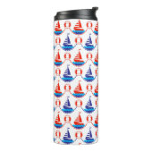 Bouteilles Isothermes Motif de bateau à voile (Tourné sur la gauche)