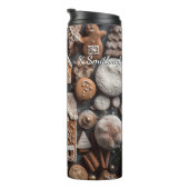 Bouteilles Isothermes Motif de biscuits au gingembre (Tourné sur la droite)