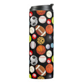 Bouteilles Isothermes Motif de boules de sport (Tourné sur la gauche)