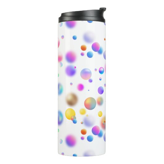 Bouteilles Isothermes motif de boules flottantes 3D. Aucun groupe (Tourné sur la gauche)