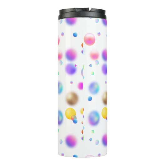 Bouteilles Isothermes motif de boules flottantes 3D. Aucun groupe (Dos)