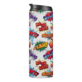 Bouteilles Isothermes Motif de bulle Superhero (Tourné sur la droite)