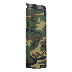 Bouteilles Isothermes Motif de camouflage forestier cool