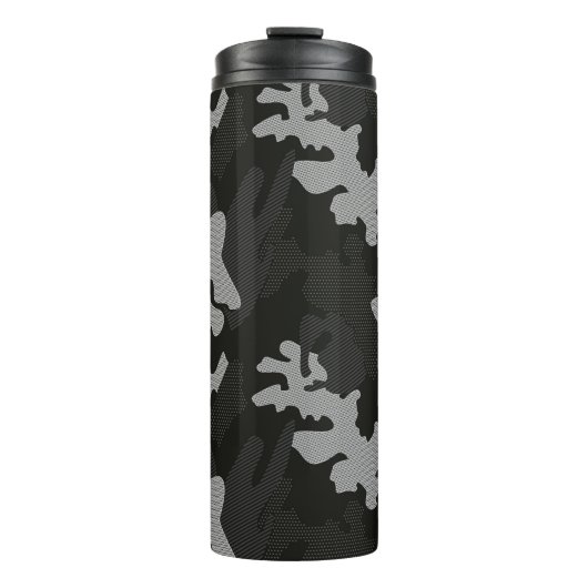 Bouteilles Isothermes Motif de camouflage noir (Devant)