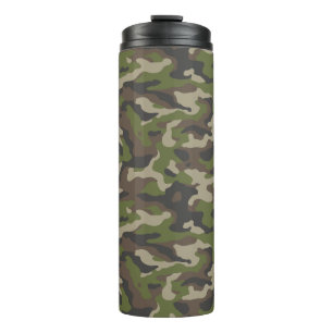 Bouteilles Isothermes Motif de camouflage vert