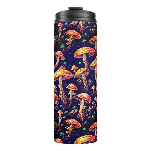 Bouteilles Isothermes Motif de champignons (Devant)
