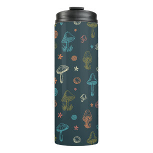 Bouteilles Isothermes Motif de champignons Whimsical