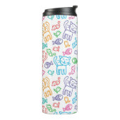 Bouteilles Isothermes motif de chat (Tourné sur la gauche)