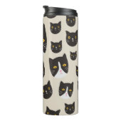 Bouteilles Isothermes Motif de chat sans joint/ (Tourné sur la droite)