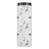 Bouteilles Isothermes Motif de chats à plume (Dos)