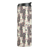 Bouteilles Isothermes Motif de chats blancs et gris (Tourné sur la gauche)