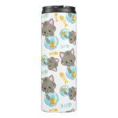 Bouteilles Isothermes Motif De Chats, Chats Mignons, Chatons, Poisson (Dos)