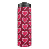 Bouteilles Isothermes Motif de coeur moderne Saint Valentin (Devant)