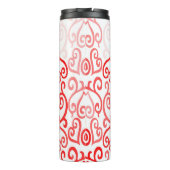 Bouteilles Isothermes Motif de coeur rouge et rose (Dos)