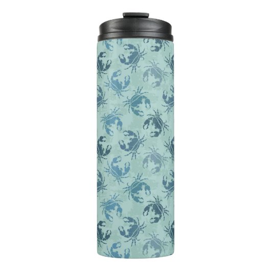 Bouteilles Isothermes Motif de colorant de cravate des crabes (Devant)