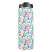 Bouteilles Isothermes Motif de corail d'aquarelle (Devant)