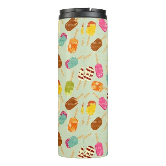 Bouteilles Isothermes Motif de crème glacée (Dos)