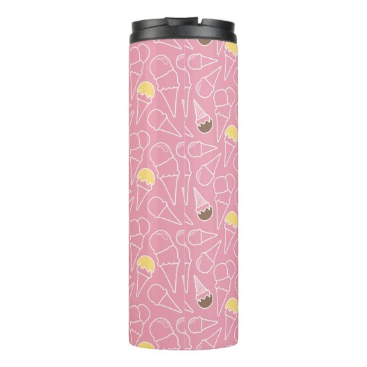 Bouteilles Isothermes Motif de crème glacée d'été (Dos)