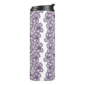 Bouteilles Isothermes Motif de dentelle avec des papillons (Tourné sur la gauche)