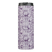 Bouteilles Isothermes Motif de dentelle avec des papillons (Dos)