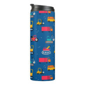 Bouteilles Isothermes Motif de déplacement de construction mûre (Tourné sur la droite)