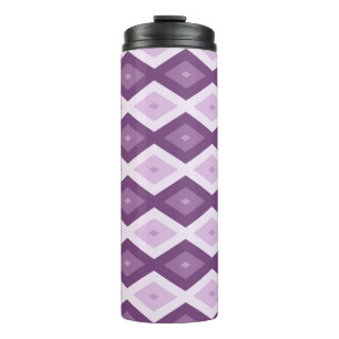 Bouteilles Isothermes Motif de diamant violet