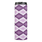 Bouteilles Isothermes Motif de diamant violet (Dos)
