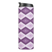 Bouteilles Isothermes Motif de diamant violet (Tourné sur la droite)
