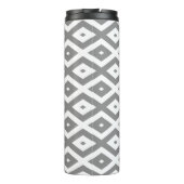 Bouteilles Isothermes Motif de diamants gris et blanc (Dos)