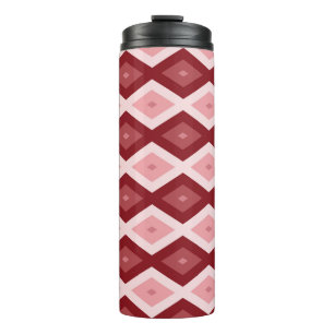Bouteilles Isothermes Motif de diamants rouges