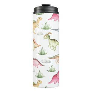 Bouteilles Isothermes Motif de dinosaure rose mignon pour les filles ama