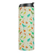 Bouteilles Isothermes Motif de dinosaures (Tourné sur la gauche)