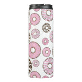 Bouteilles Isothermes Motif De Donuts, Donuts Roses, Donuts Blancs (Dos)