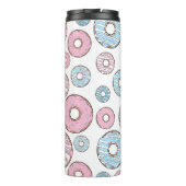 Bouteilles Isothermes Motif De Donuts, Donuts Roses, Donuts Bleus (Dos)