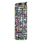 Bouteilles Isothermes Motif de doodle coloré (Tourné sur la gauche)