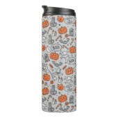 Bouteilles Isothermes Motif de doodle pour les enfants mignons Halloween (Tourné sur la droite)