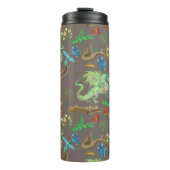 Bouteilles Isothermes Motif de dragon de forêt enchanté (Devant)