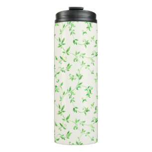 Bouteilles Isothermes Motif de feuille d'aquarelle