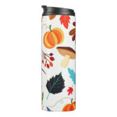 Bouteilles Isothermes Motif de feuilles Citrouilles d'automne moderne (Tourné sur la droite)