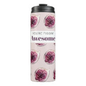 Bouteilles Isothermes Motif de Fig violet moderne & Vous êtes Figgin' Aw (Devant)