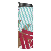 Bouteilles Isothermes motif de figures géométriques Abstraites (Tourné sur la droite)