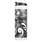 Bouteilles Isothermes Motif De Flèche Noir Et Blanc (Tourné sur la droite)