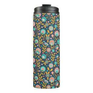 Bouteilles Isothermes Motif de fleur d'art populaire