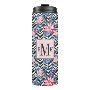 Bouteilles Isothermes Motif de fleur tropical de Lotus