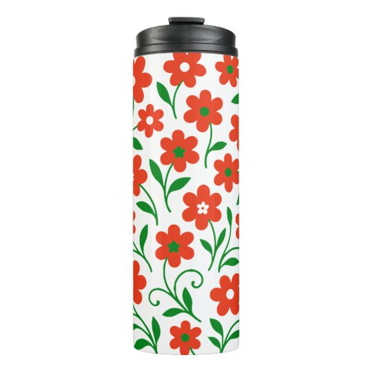 Bouteilles Isothermes Motif de fleurs (Devant)