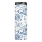 Bouteilles Isothermes Motif de fleurs bleues (Dos)